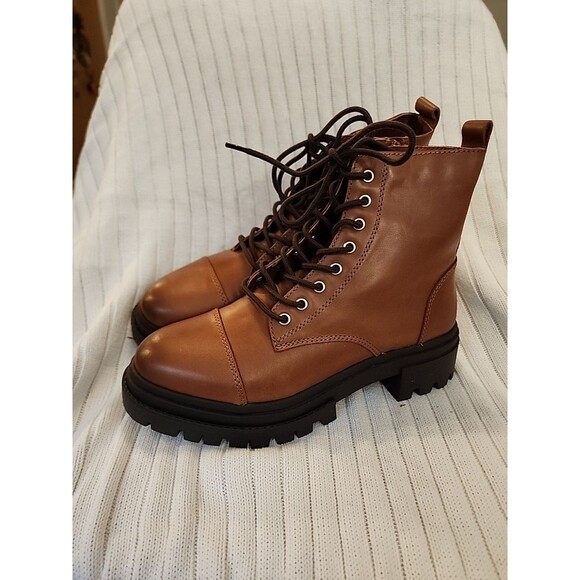 Aldo Bigmark Combat Boots Womens Size 8.5 - Picture 2 of 5